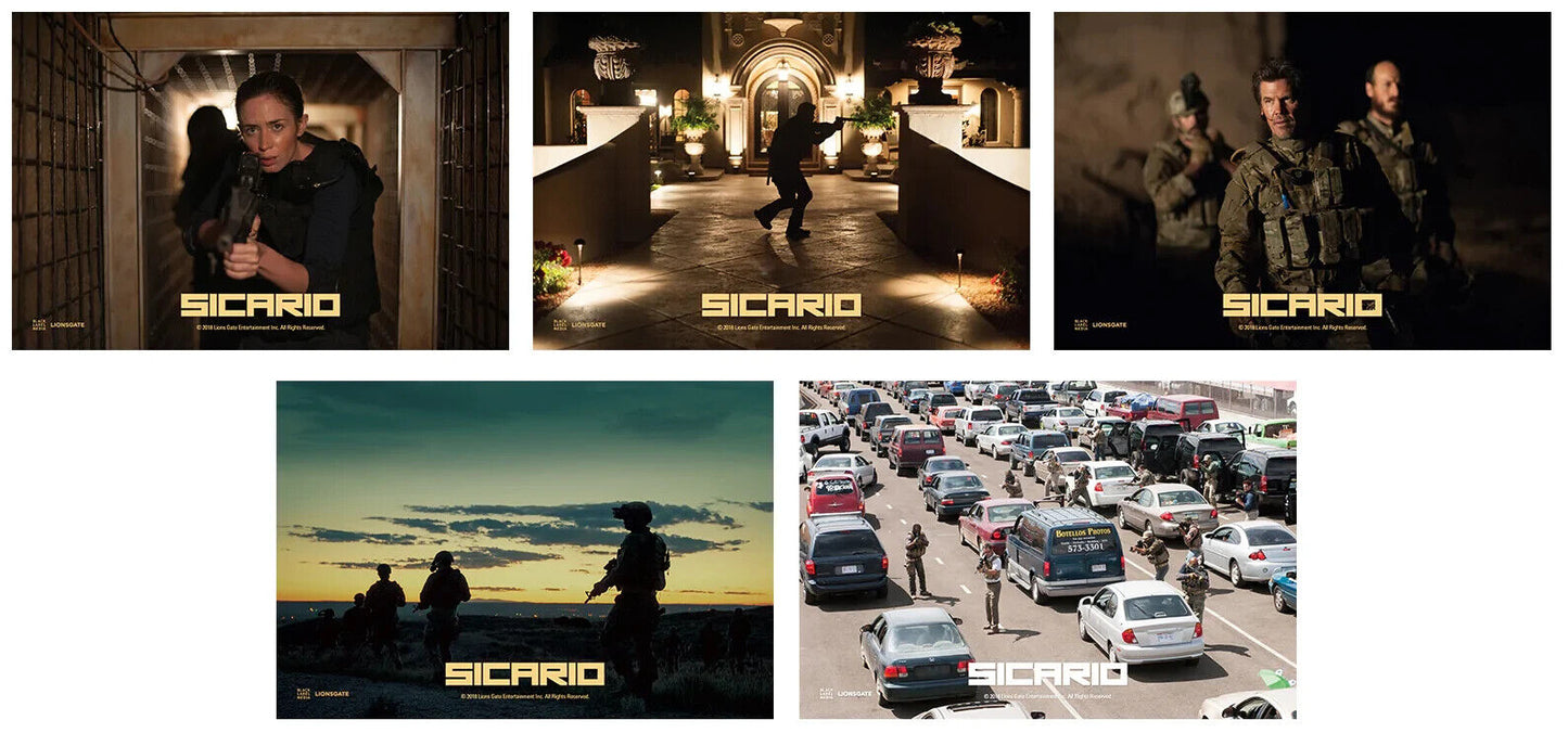 Sicario Blu-ray Steelbook Plain Archive Exclusive #37 Full Slip with Luminous Effect (Type A)