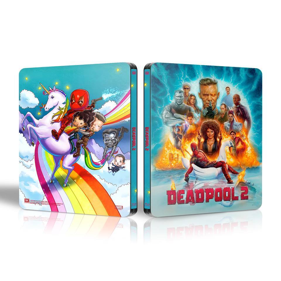 Coffret Steelbook Blu-ray 4K Deadpool 2, Collection Filmarena n° 107, Édition Limitée XL, Édition Lenticulaire, Fourreau Intégral