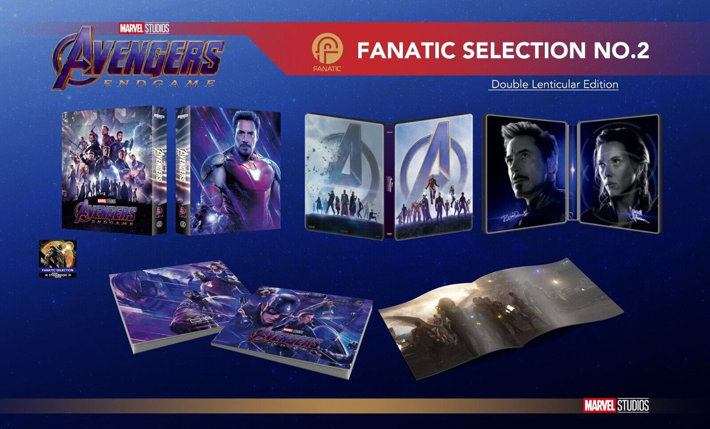 Avengers: Endgame 4K Blu-ray SteelBook Fanatic Selection No.2