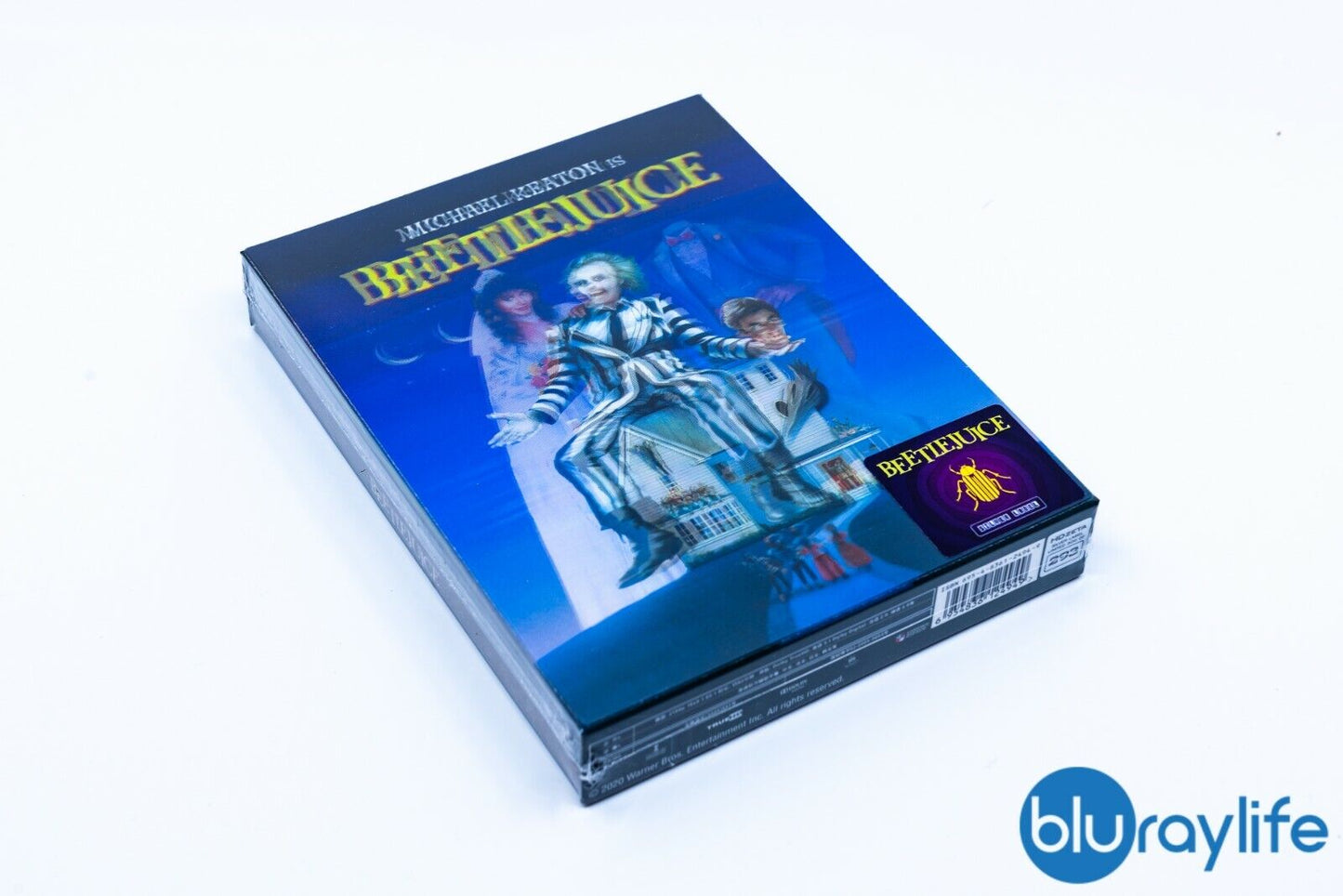 Beetlejuice 4K  Blu-ray Steelbook Lenticular Slip HDzeta Silver Label