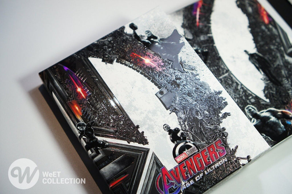 Avengers : L'Ère d'Ultron 4K+2D+3D Blu-ray SteelBook Collection WeET Exclusive #15 Fourreau intégral A1
