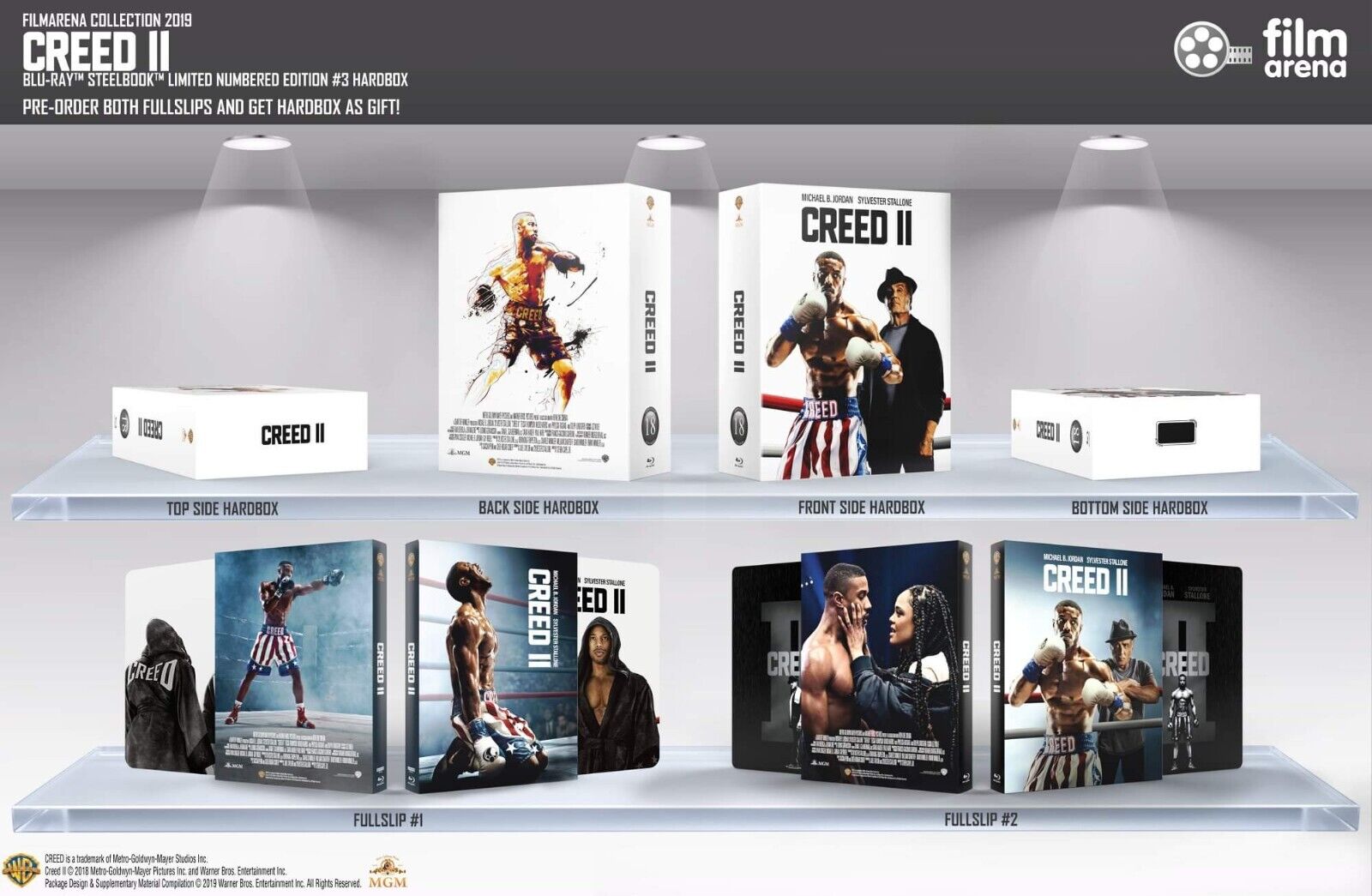 Creed II 4K+2D Blu-ray SteelBook Filmarena Collection #118 Box Set