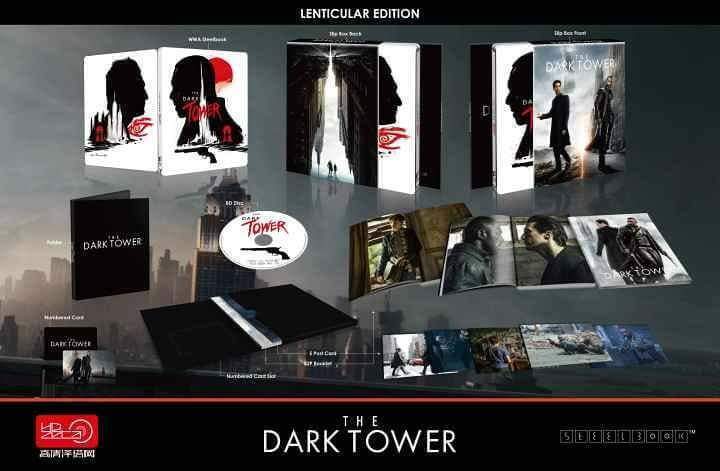 The Dark Tower Blu-ray Steelbook Lenticular Full Slip HDzeta Silver Label