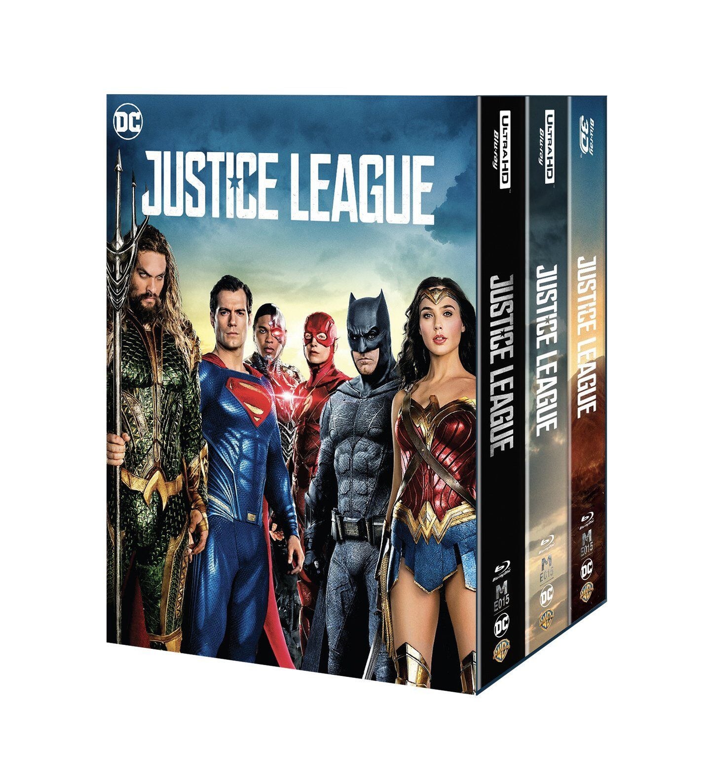 Justice League 4K+3D Blu-ray Steelbook Manta Lab Exclusive ME#15 One Click Box Set *LOW NUMBER*