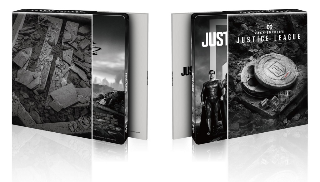 Coffret Steelbook Blu-ray 4K+2D HDzeta exclusif Gold Label One Click de la Ligue des Justiciers de Zack Snyder