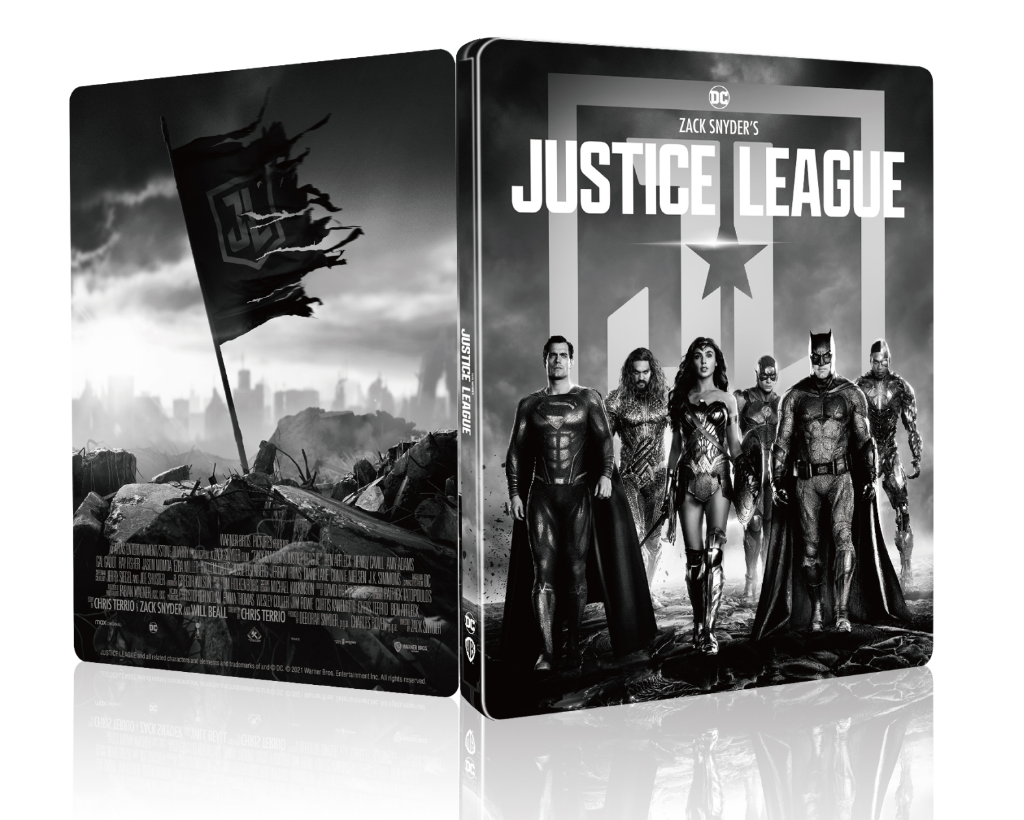 Coffret Steelbook Blu-ray 4K+2D HDzeta exclusif Gold Label One Click de la Ligue des Justiciers de Zack Snyder