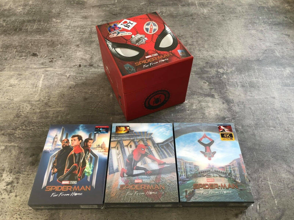 Spider-Man : Far from Home 4K+3D+2D Blu-ray Steelbook Collection Filmarena n° 128 E4 Coffret Collector Maniac