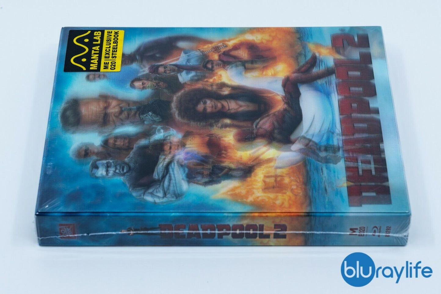 Deadpool 2 Blu-ray SteelBook Manta Lab Exclusive ME#20 Lenticular Slip