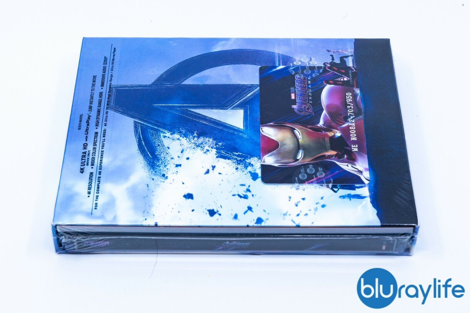 Avengers : Endgame 4K+2D Blu-ray Steelbook WeET Collection #8 Full Slip A2