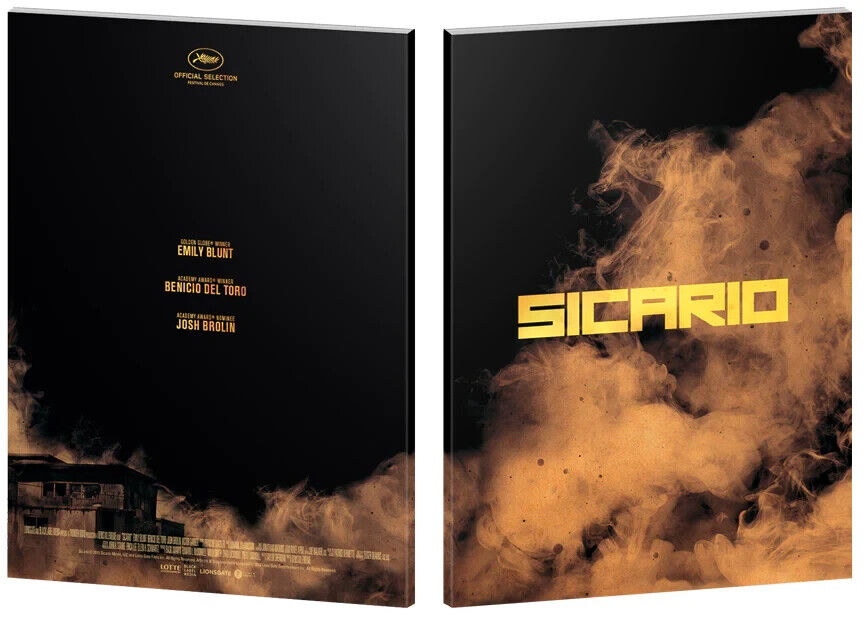 Sicario Blu-ray Steelbook Plain Archive Exclusive #37 Full Slip with Luminous Effect (Type A)