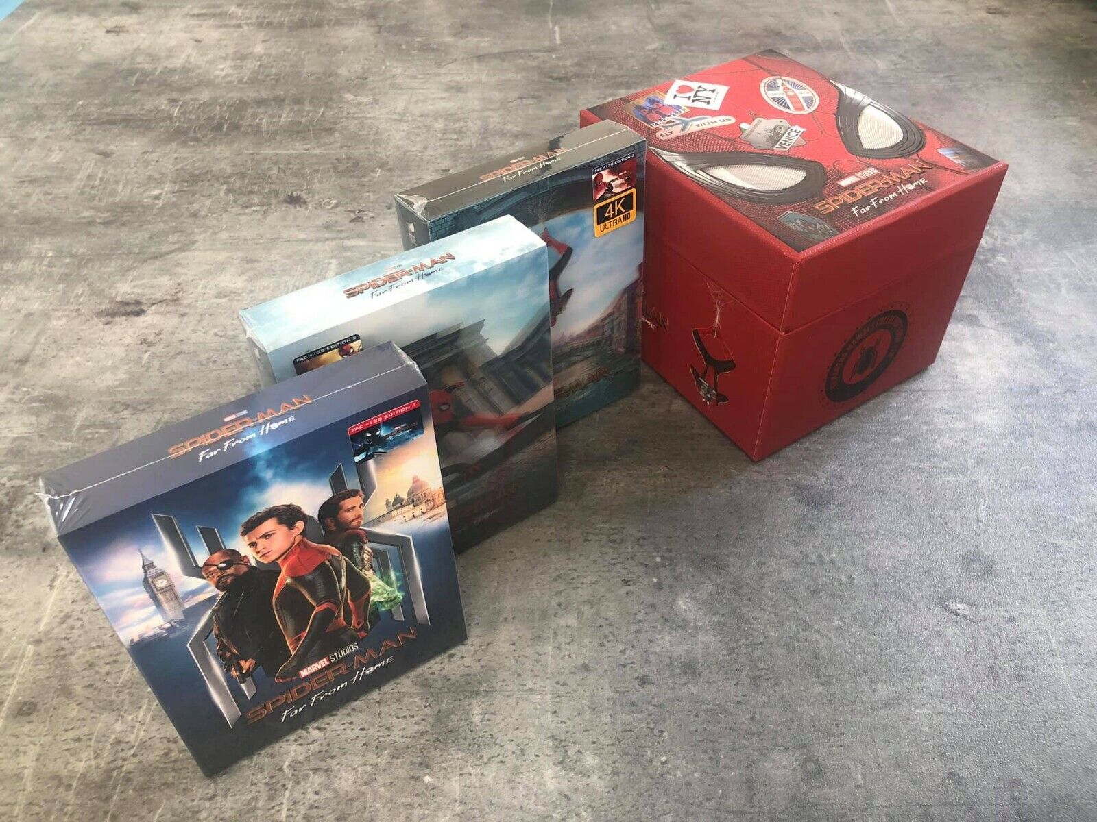 Spider-Man : Far from Home 4K+3D+2D Blu-ray Steelbook Collection Filmarena n° 128 E4 Coffret Collector Maniac