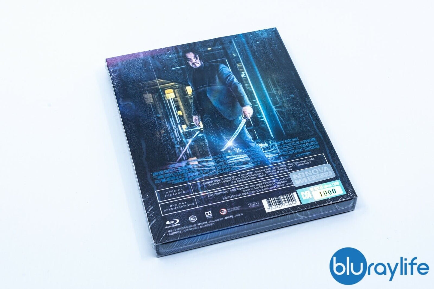 John Wick: Chapter 3 Parabellum Blu-ray Steelbook Novamedia Exclusive #25 Lenticular Slip