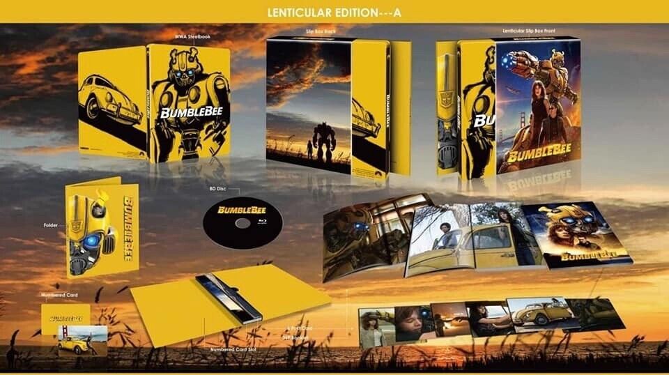 Bumblebee Steelbook One Click Box Set HDzeta Exclusive Silver Label