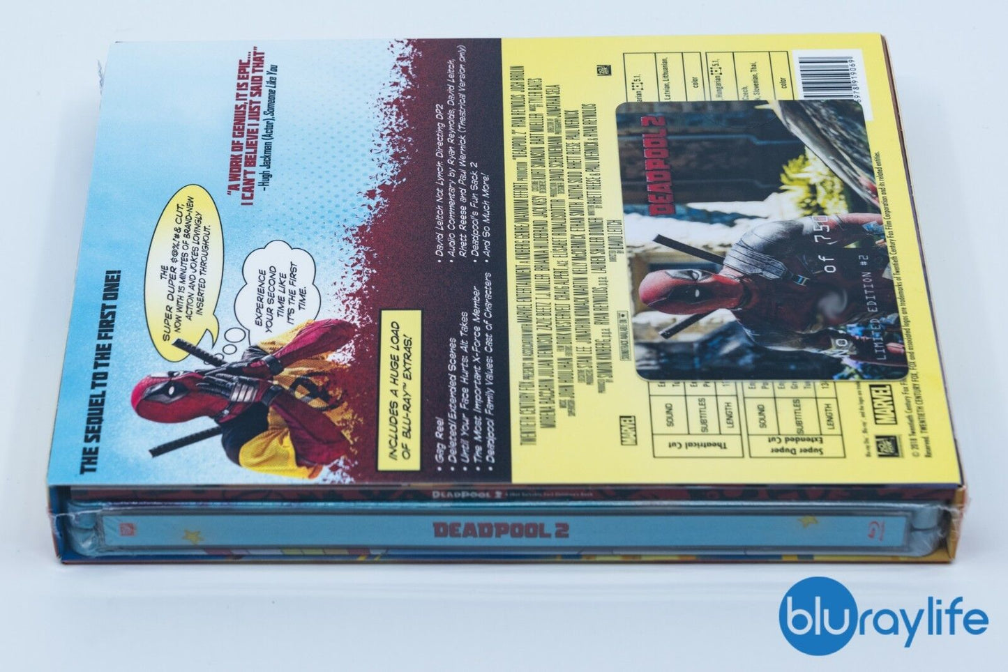 Deadpool 2 4K Blu-ray Steelbook Filmarena Collection #107 E1 + E2 Hard Box Set