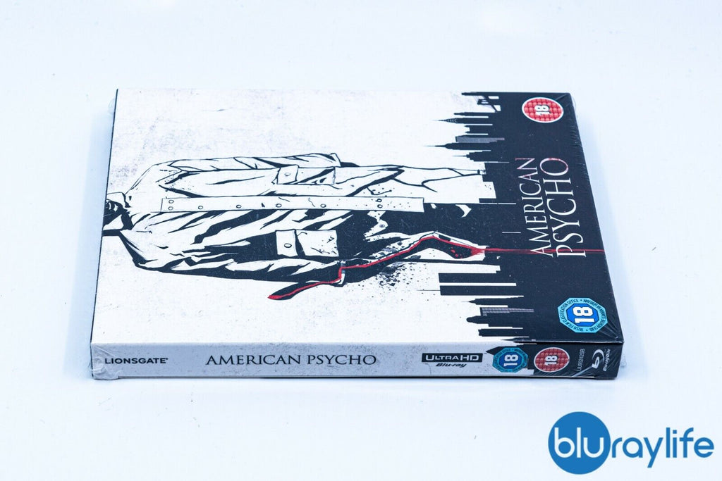 Édition Steelbook Blu-ray 4K American Psycho, exclusivité Zavvi 