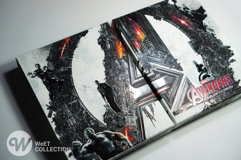 Avengers : L'Ère d'Ultron 4K+2D+3D Blu-ray SteelBook Collection WeET Exclusive #15 Fourreau intégral A1