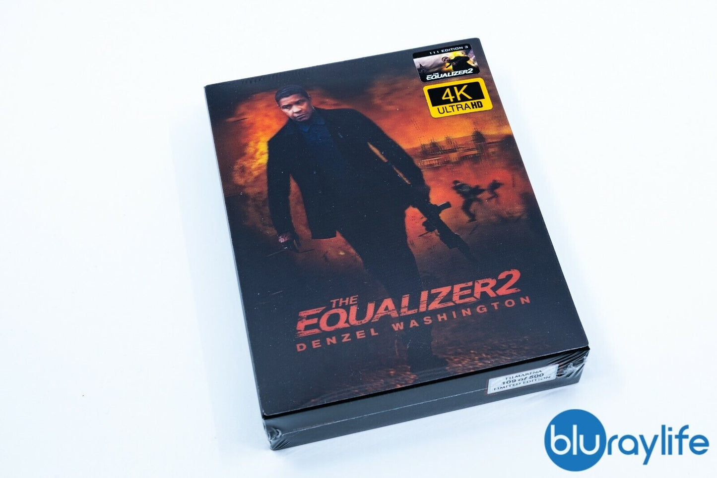 The Equalizer 2 Blu-ray Steelbook Filmarena Collection #111 E3 Lenticular XL Full Slip