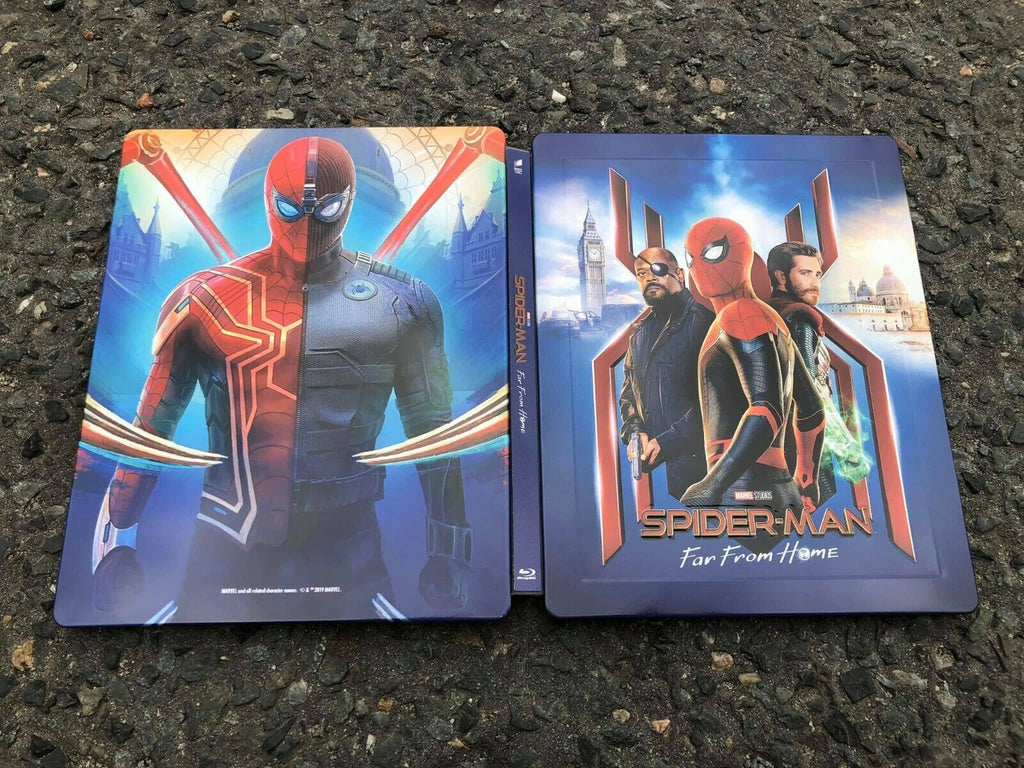 Spider-Man: Far from Home 4K+3D+2D Blu-ray Steelbook Collection Filmarena #128 E3 Lenticulaire XL Fourrure intégrale