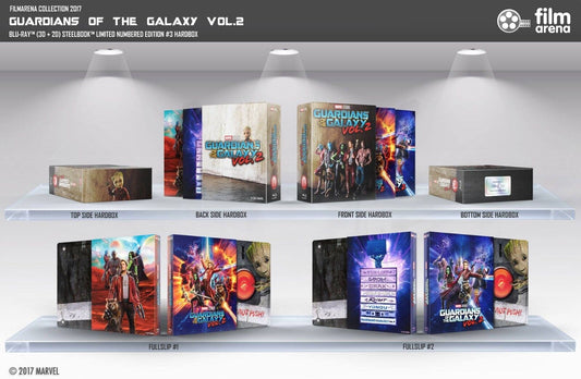 Guardians of the Galaxy Vol. 2 Blu-ray SteelBook Filmarena Collection #92 E3 Hard Box Set