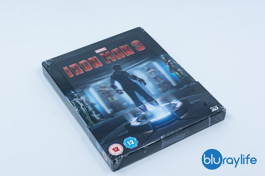 Iron Man 3 3D + Blu-ray Steelbook Lenticular Edition Zavvi Exclusive