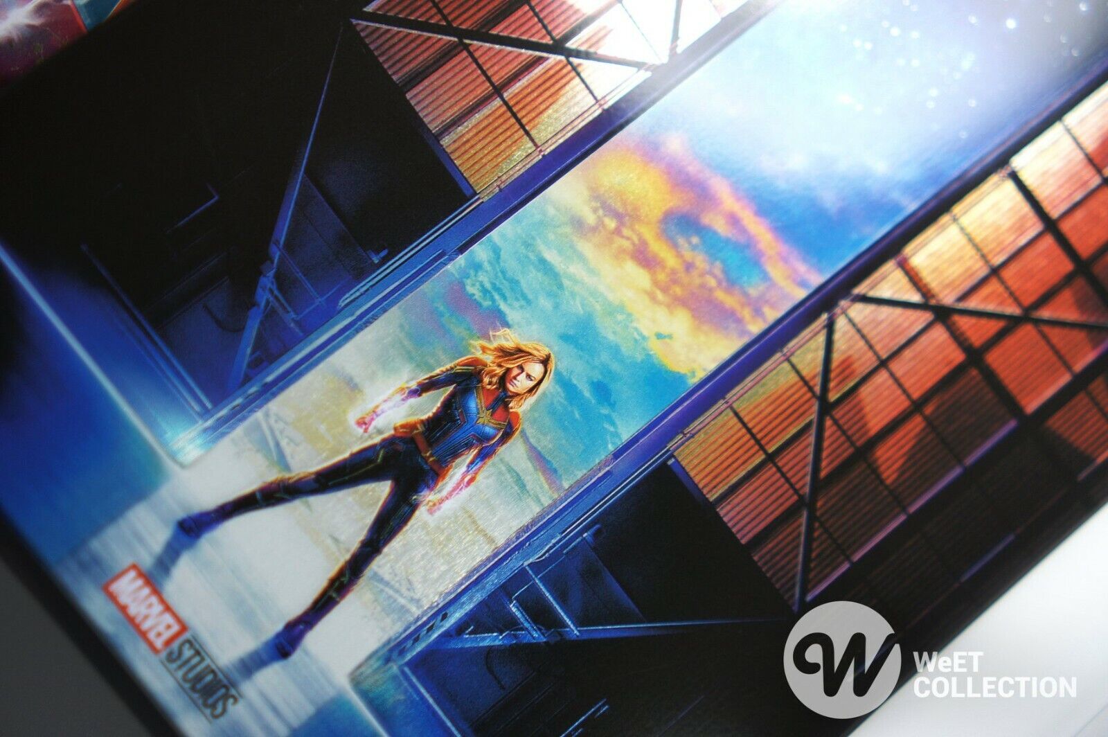 Édition Steelbook Blu-ray 4K+2D Captain Marvel, Collection WeET Exclusive #5, Pochette lenticulaire B