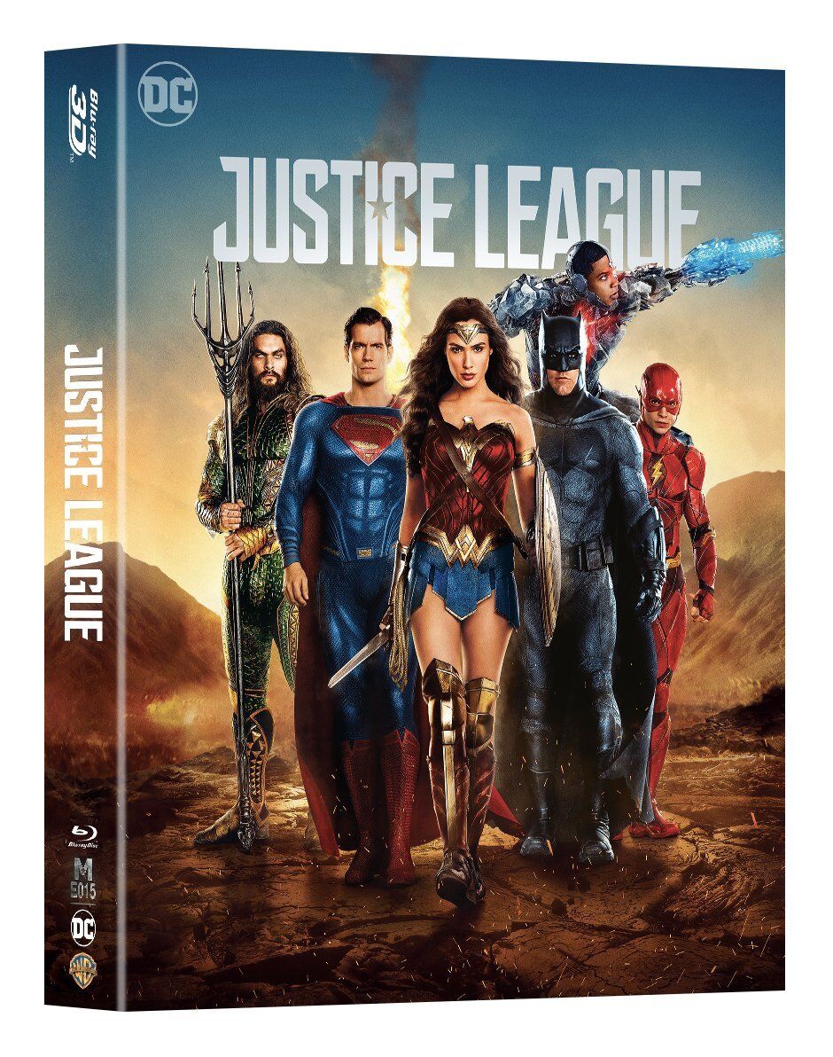 Justice League 4K+3D Blu-ray Steelbook Manta Lab Exclusive ME#15 One Click Box Set *LOW NUMBER #007*