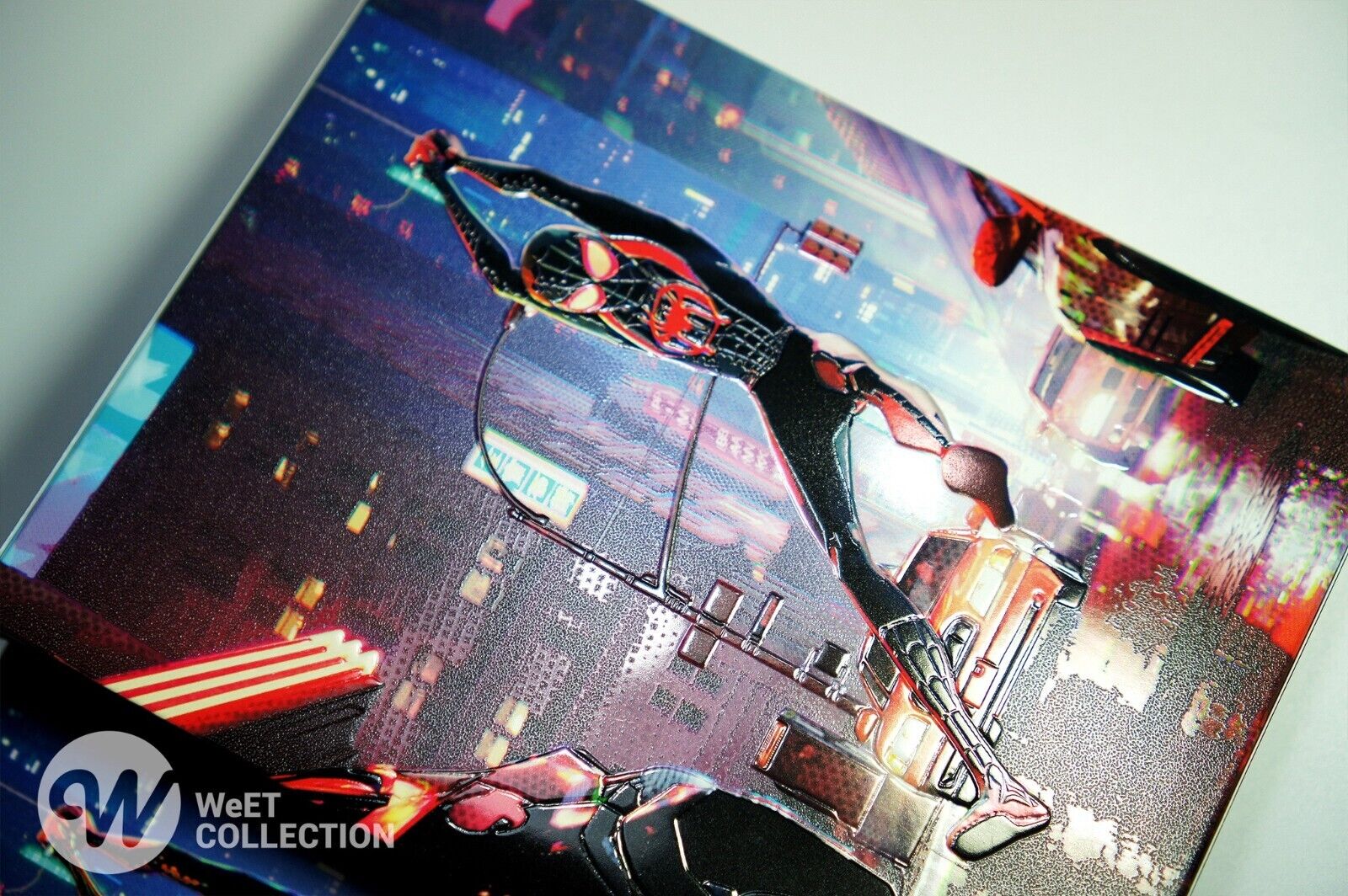Spider-Man: Into the Spider-Verse SteelBook 4K Blu-ray Steelbook WeET Collection Exclusive #16 Lenticular Slip B1