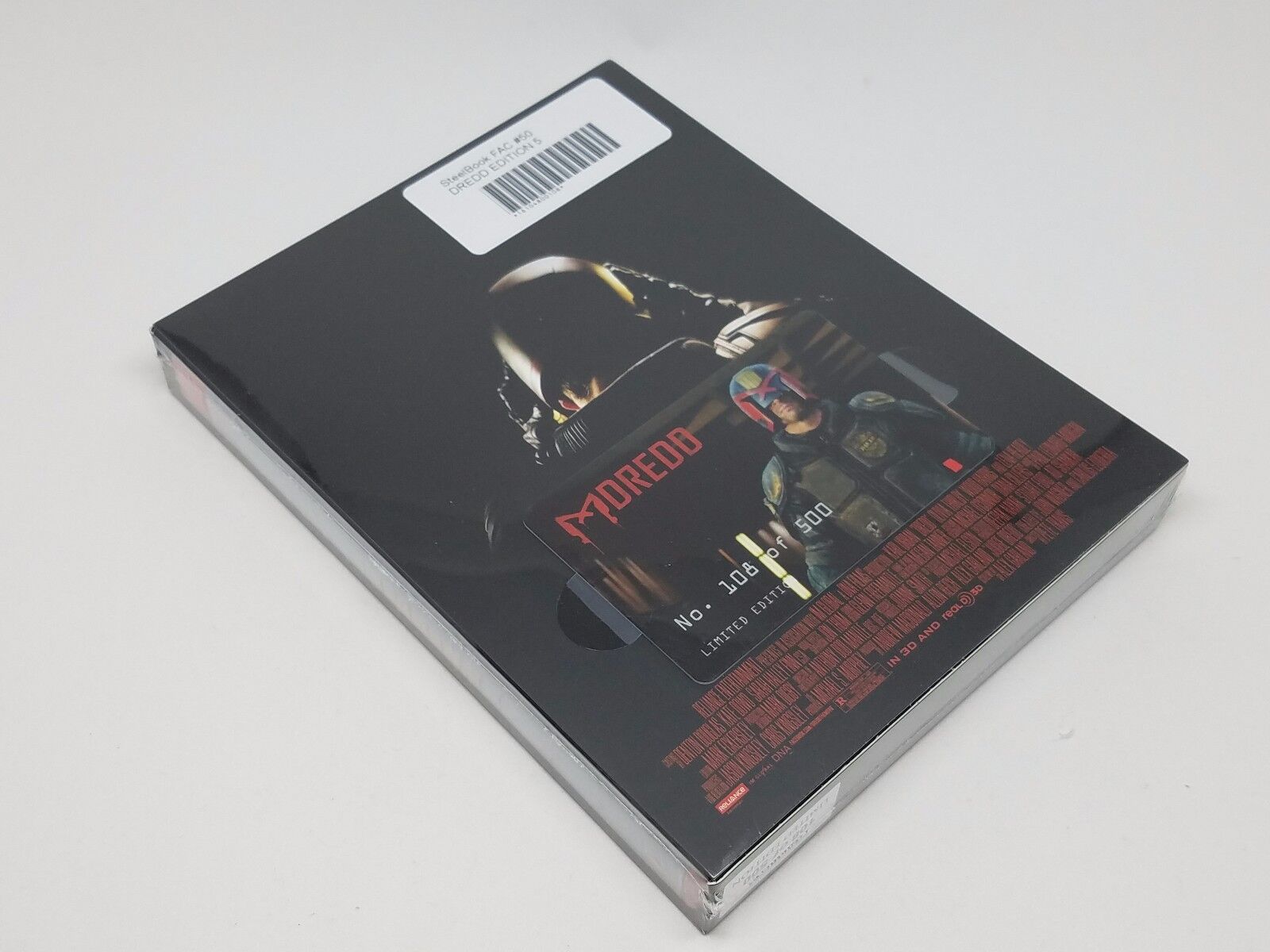 Dredd 3D+2D Blu-ray Collection Filmarena #50 E5 Full Slip