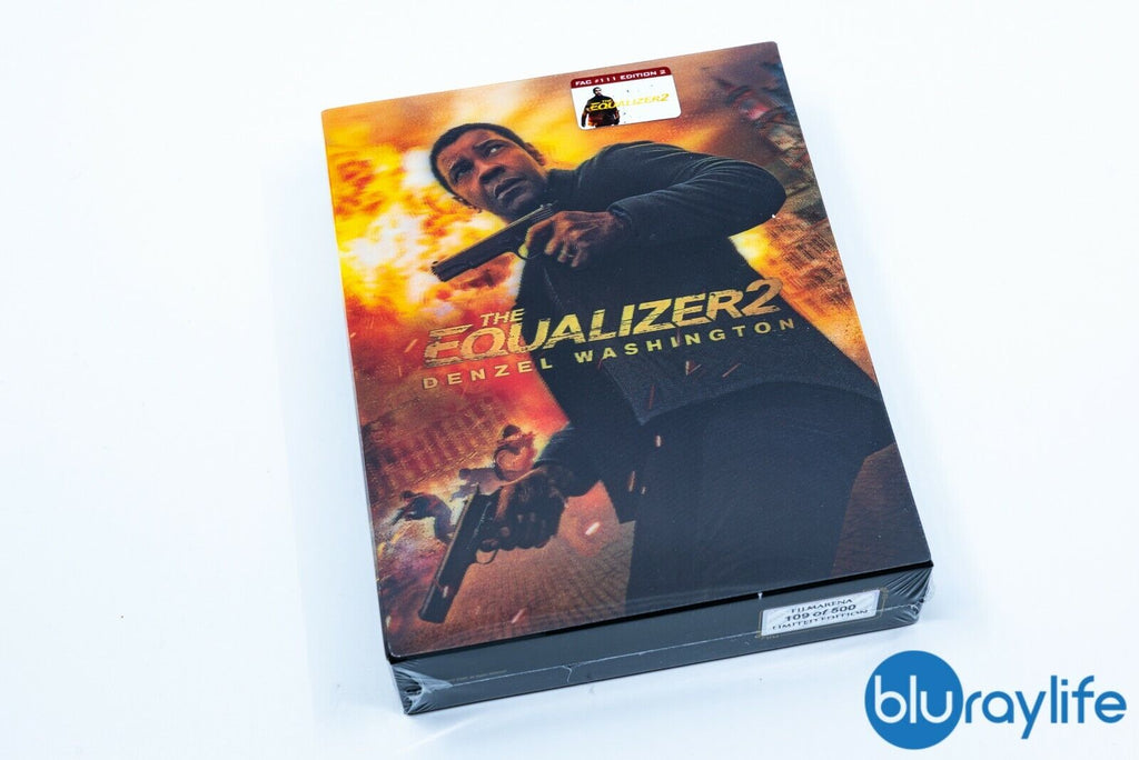 The Equalizer 2 Blu-ray Steelbook Filmarena Collection #111 E2 XL Full Slip