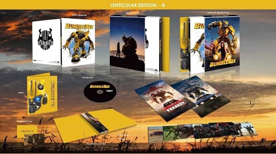 Bumblebee Steelbook One Click Box Set HDzeta Exclusive Silver Label