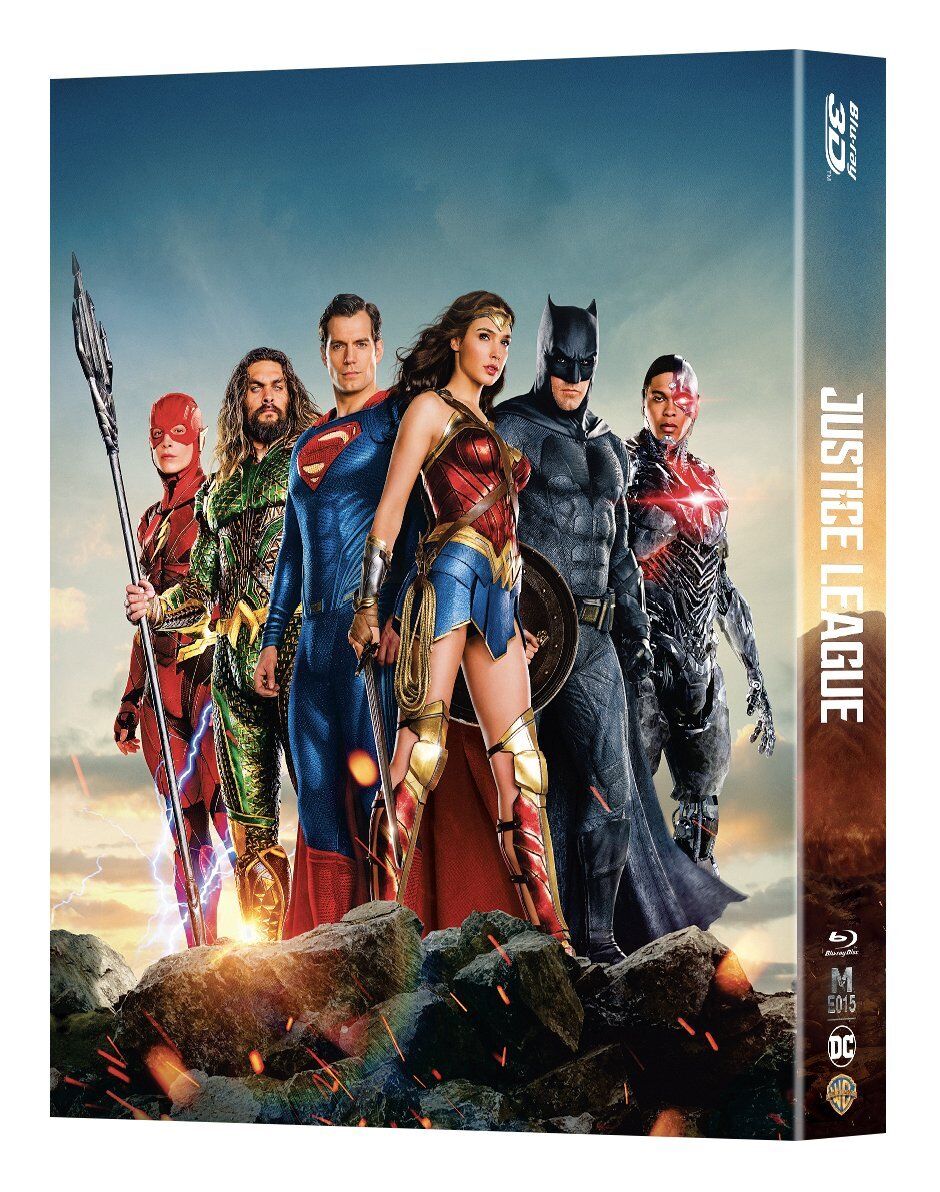 Justice League 3D Blu-ray Steelbook Manta Lab Exclusive ME#15 Double Lenticular Full Slip