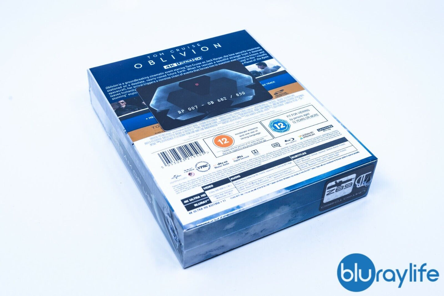 Oblivion 4K Blu-ray Steelbook EverythingBlu BP#007 Exclusive Full Slip