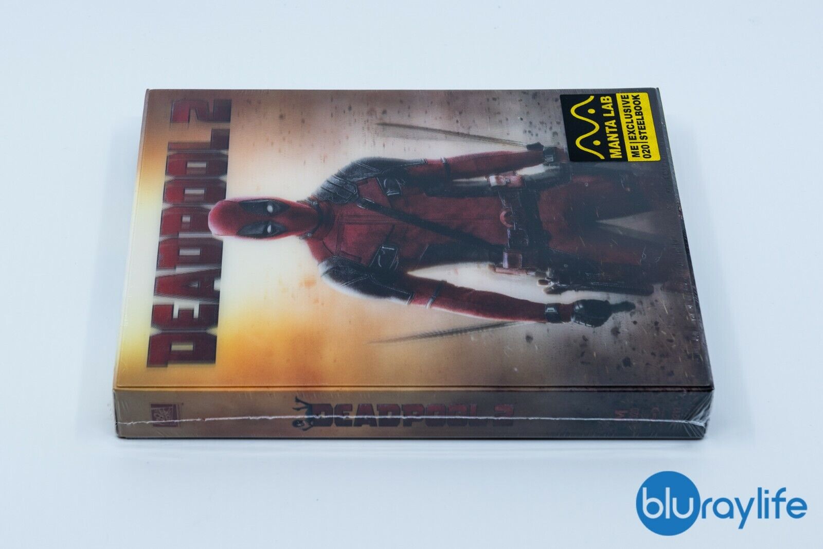 Blu-ray SteelBook Deadpool 2, édition exclusive Manta Lab ME#20, double lenticulaire