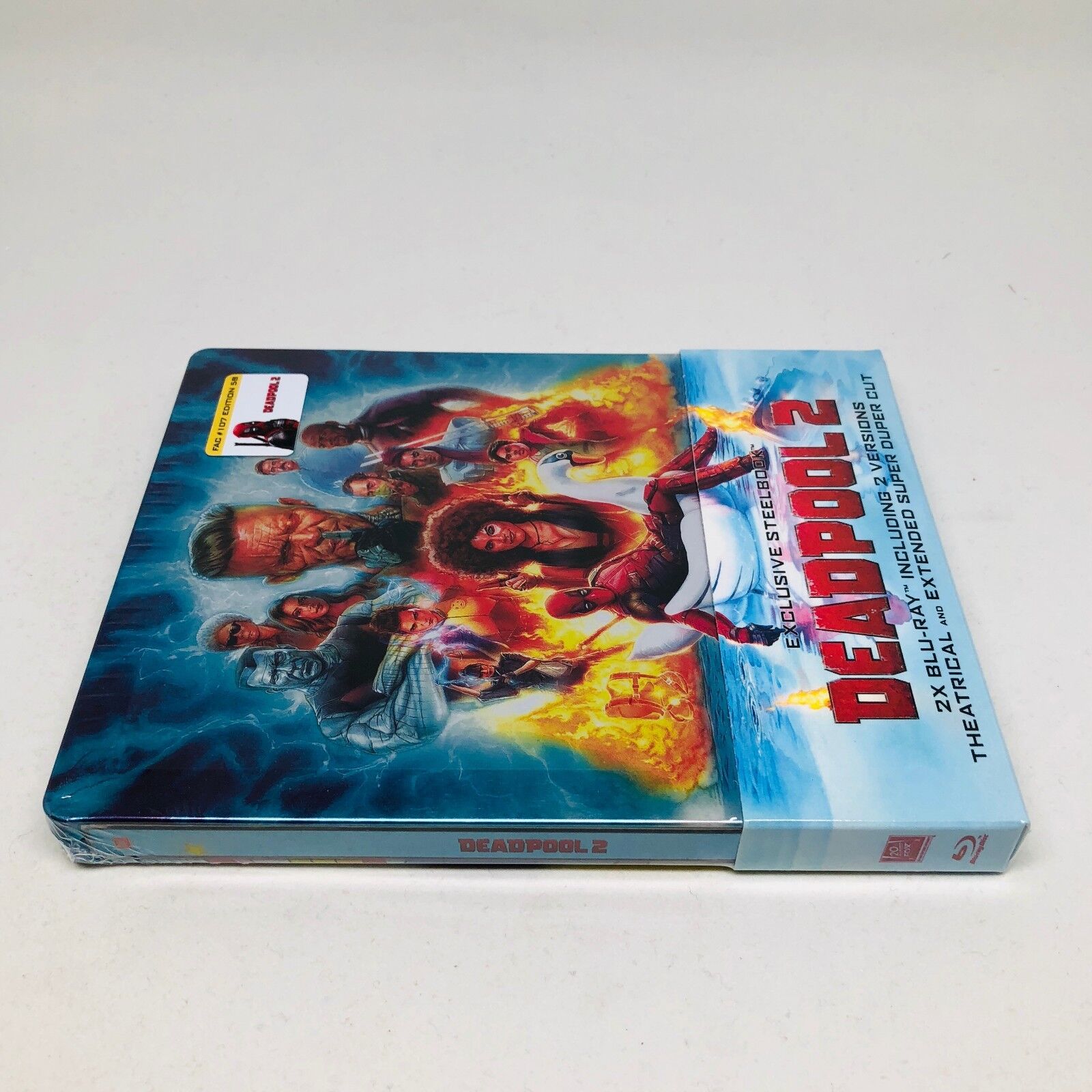 Coffret Steelbook Blu-ray Deadpool 2, Collection Filmarena n° 107 E5B, Quarter Slip