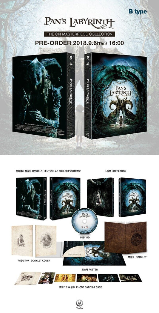 Pan's Labyrinth Blu-ray Steelbook TheOn KimchiDVD Exclusive #71 Lenticular Full Slip B