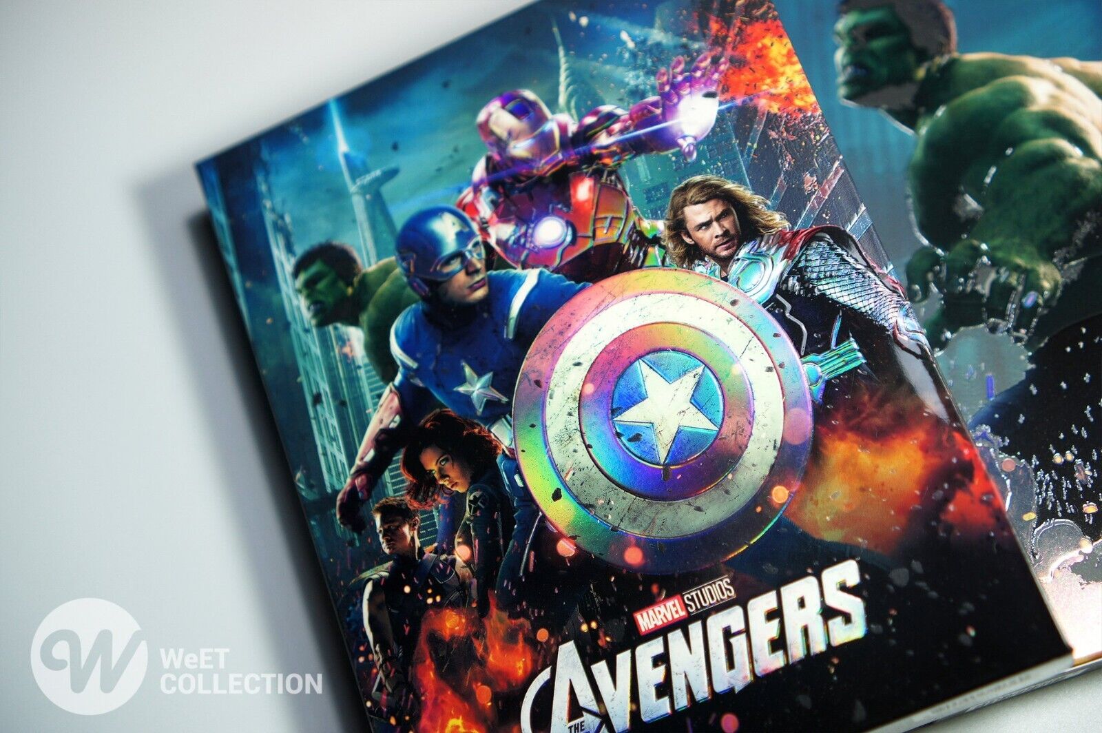 Avengers 4K+2D+3D Blu-ray SteelBook WeET Collection Exclusive #14  Full Slip A1