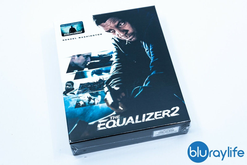 The Equalizer 2 Blu-ray Steelbook Collection Filmarena #111 E1 Lenticulaire XL Fourrure intégrale