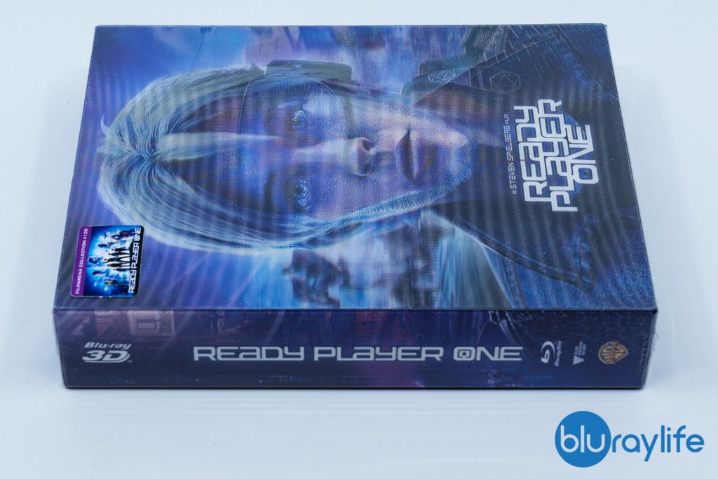 Ready Player One Blu-ray 3D+2D Steelbook Collection Filmarena n° 109 Lenticulaire XL Fourrure intégrale