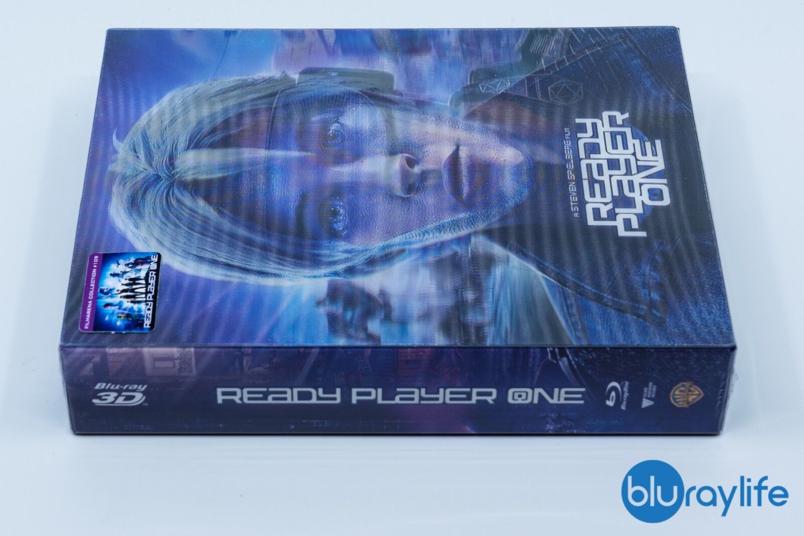 Ready Player One Blu-ray 3D+2D Steelbook Collection Filmarena n° 109 Lenticulaire XL Fourrure intégrale