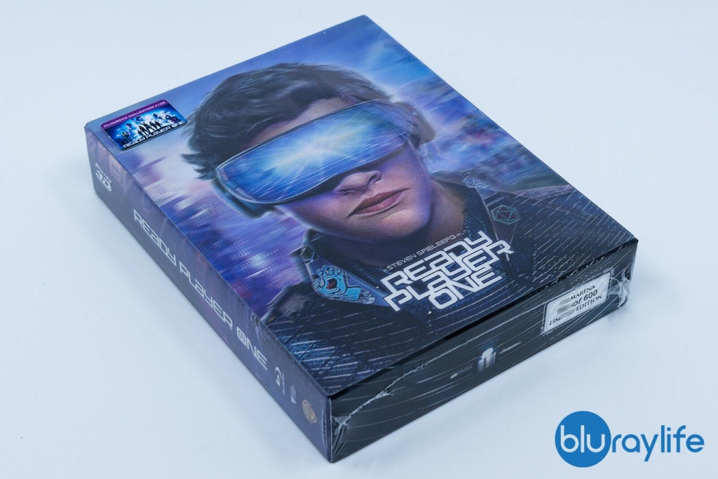 Ready Player One Blu-ray 3D+2D Steelbook Collection Filmarena n° 109 Lenticulaire XL Fourrure intégrale