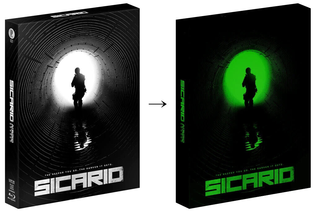 Sicario Blu-ray Steelbook Plain Archive Exclusive #37 Full Slip with Luminous Effect (Type A)