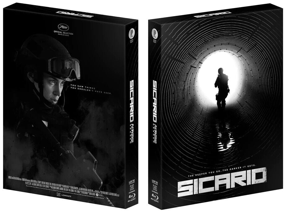Sicario Blu-ray Steelbook Plain Archive Exclusive #37 Full Slip with Luminous Effect (Type A)