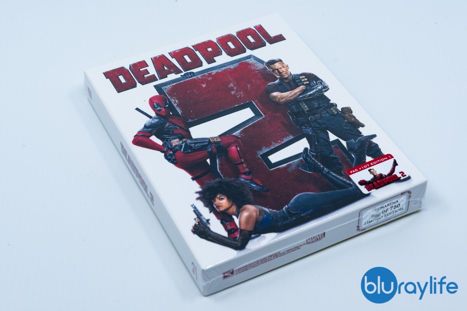 Coffret Steelbook Blu-ray 4K Deadpool 2 Filmarena Collection #107 E1 + E2 + E3 (Lancer-coller)