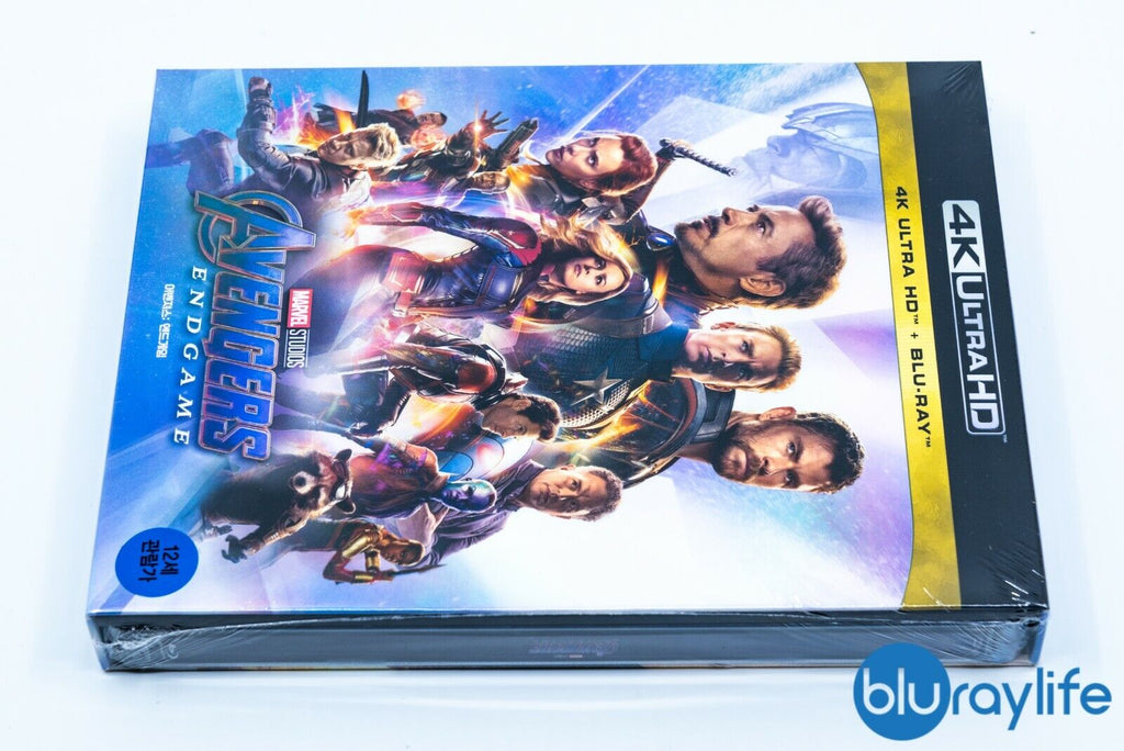 Avengers : Endgame 4K+2D Blu-ray Steelbook SM Life Design Exclusive Full Slip