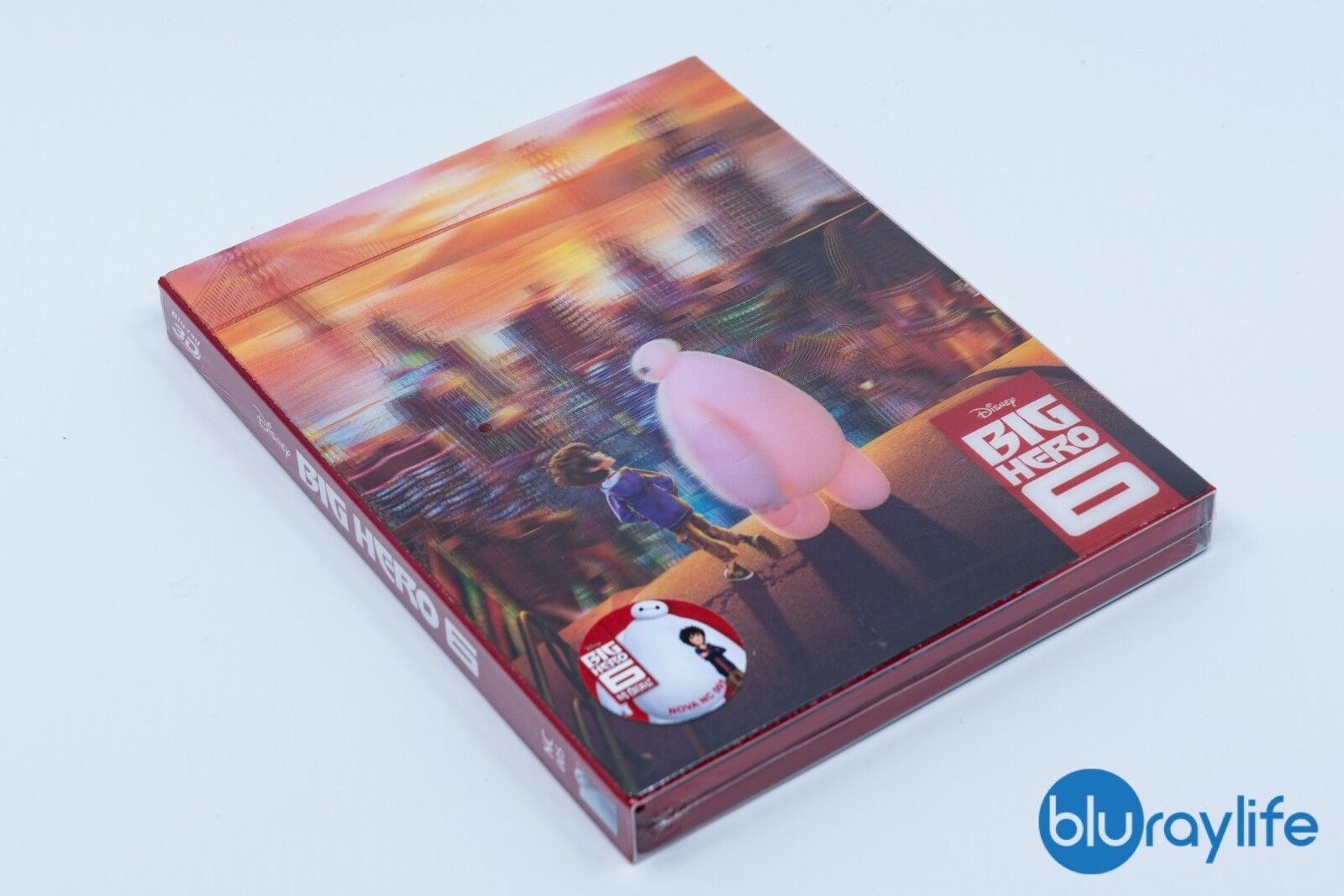 Big Hero 6 Blu-ray 3D+2D Blu-ray SteelBook Novamedia Choice n° 5 avec pochette lenticulaire