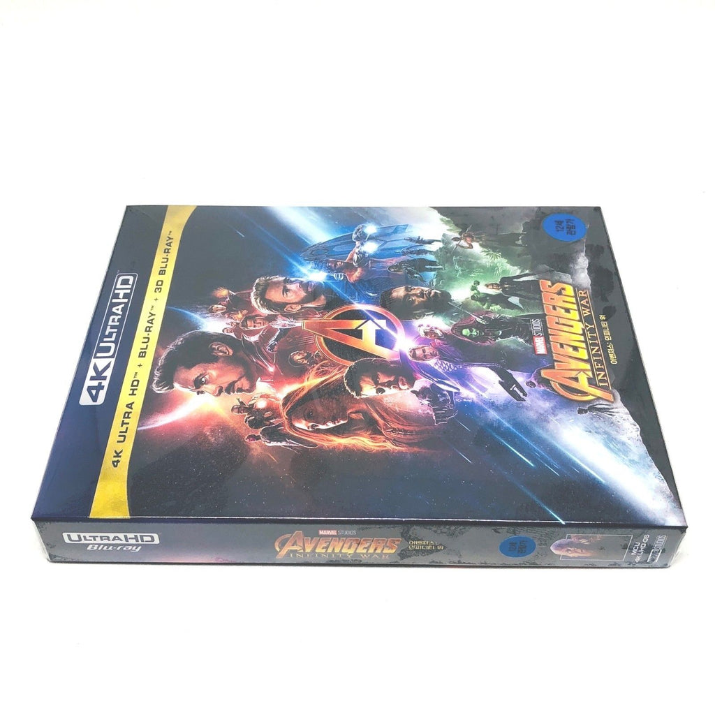 Avengers : Infinity War 4K+3D+2D Blu-ray Steelbook SM Life Design Exclusive Full Slip
