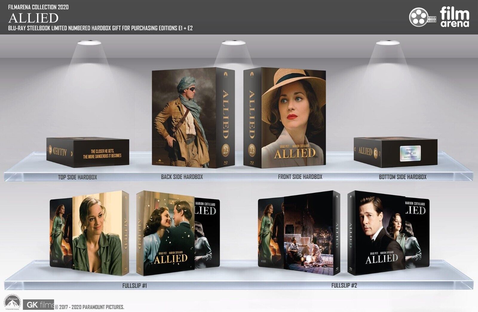 Allied Blu-ray Steelbook Filmarena Collection #137 Box Set ...