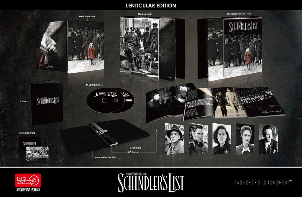 Schindler's List 4K Blu-ray Steelbook One Click Box Set HDzeta Silver Label
