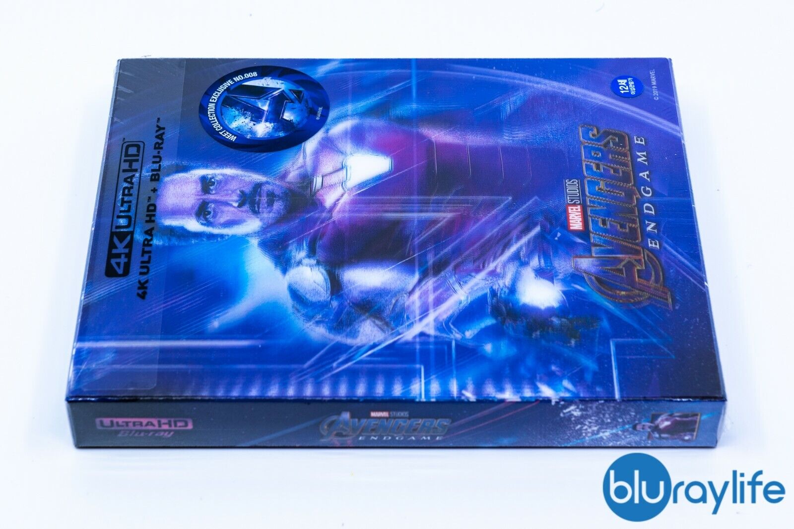 Avengers : Endgame 4K+2D Blu-ray Steelbook WeET Collection #8 Pochette lenticulaire B1