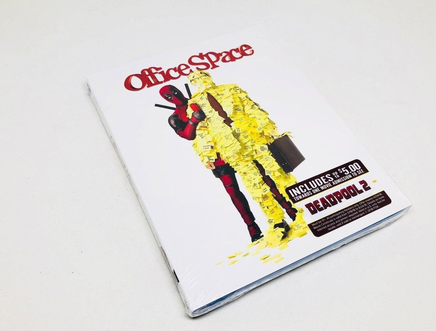 Office Space Blu-Ray - Deadpool Photobomb Walmart Exclusive & Movie Cash